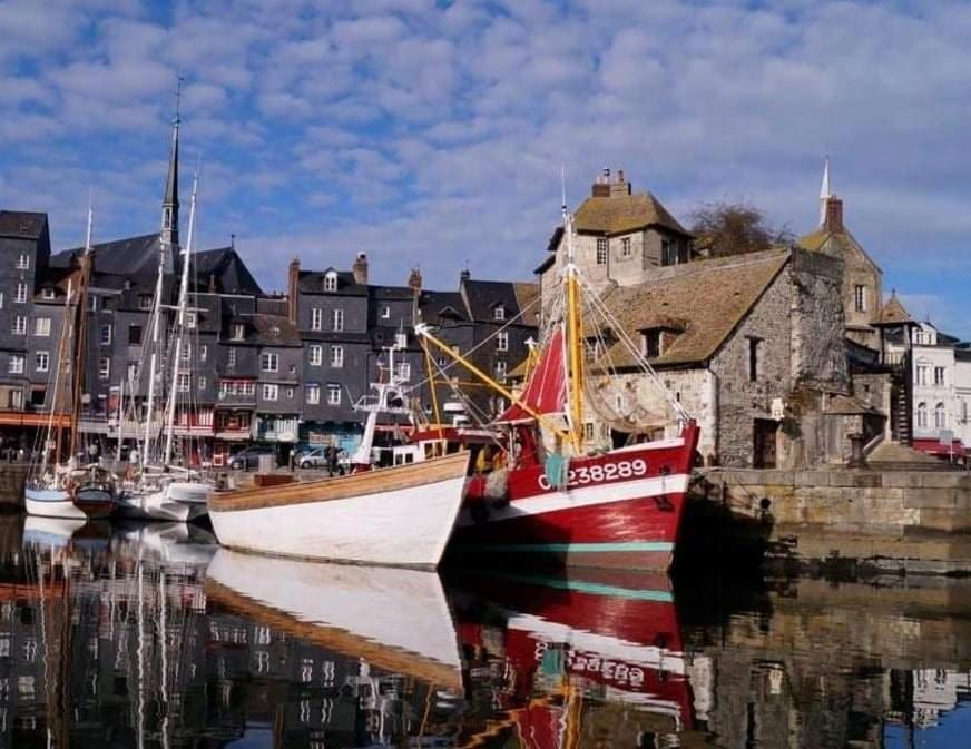 Апартаменты Les Mouettes Du Port Онфлёр Экстерьер фото